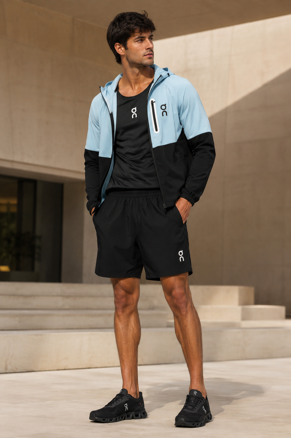 AAA Quality 3-Piece Short Set – Premium Hooded Jacket, T-Shirt & Shorts – Sizes S–XL