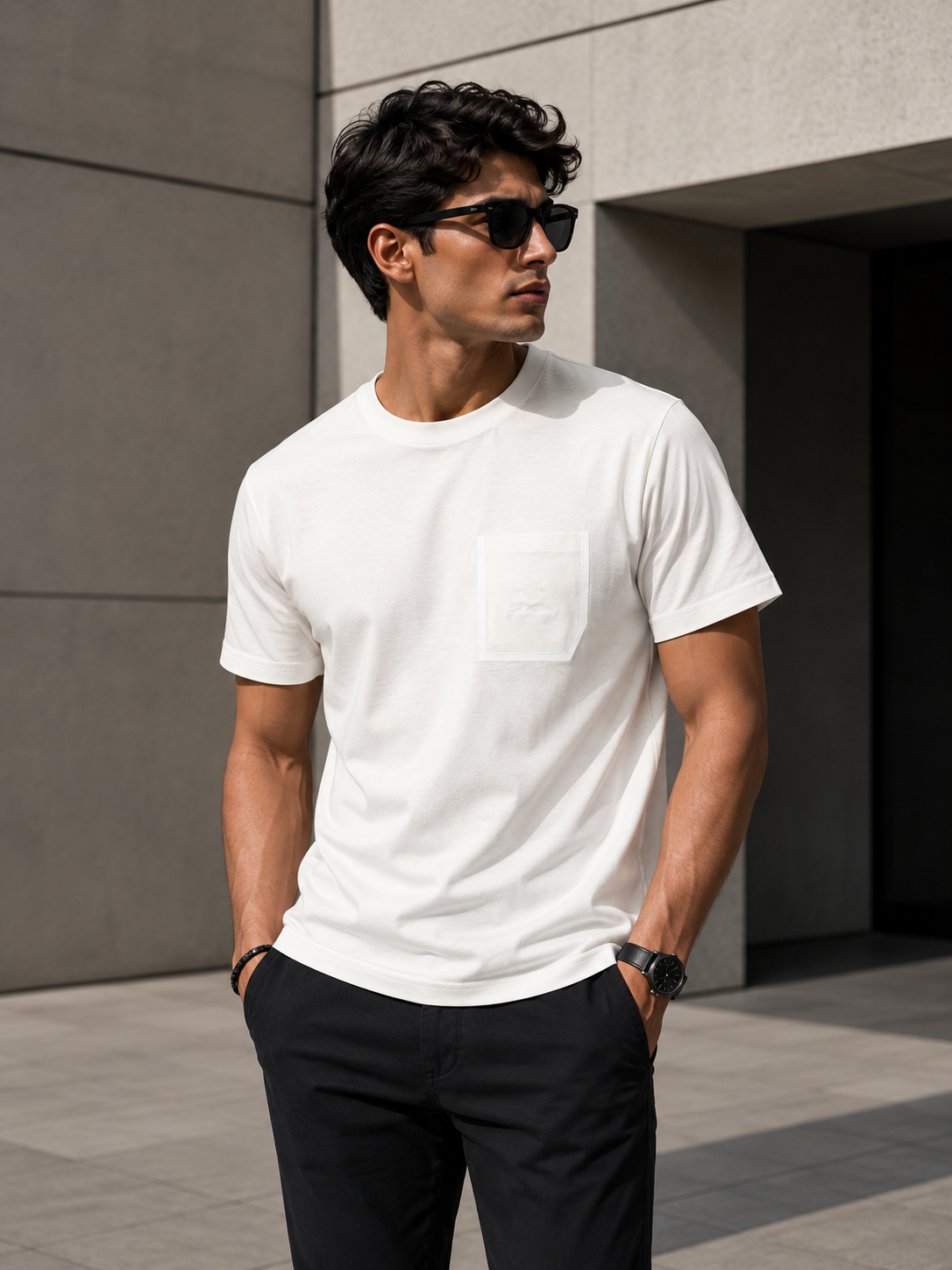 SUPER CLONE LORO PIANA TEE SIZES SMALL TO XXL