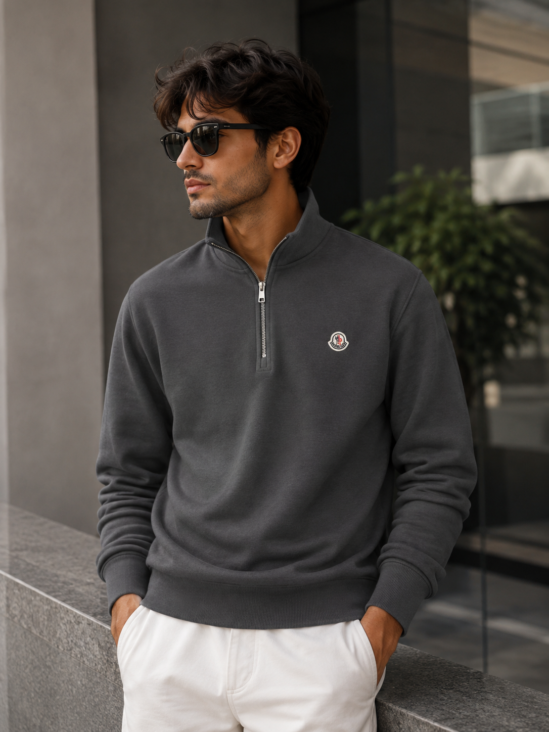 SUPER CLONE MONCLER HALF ZIP SWEAT ARRIVED