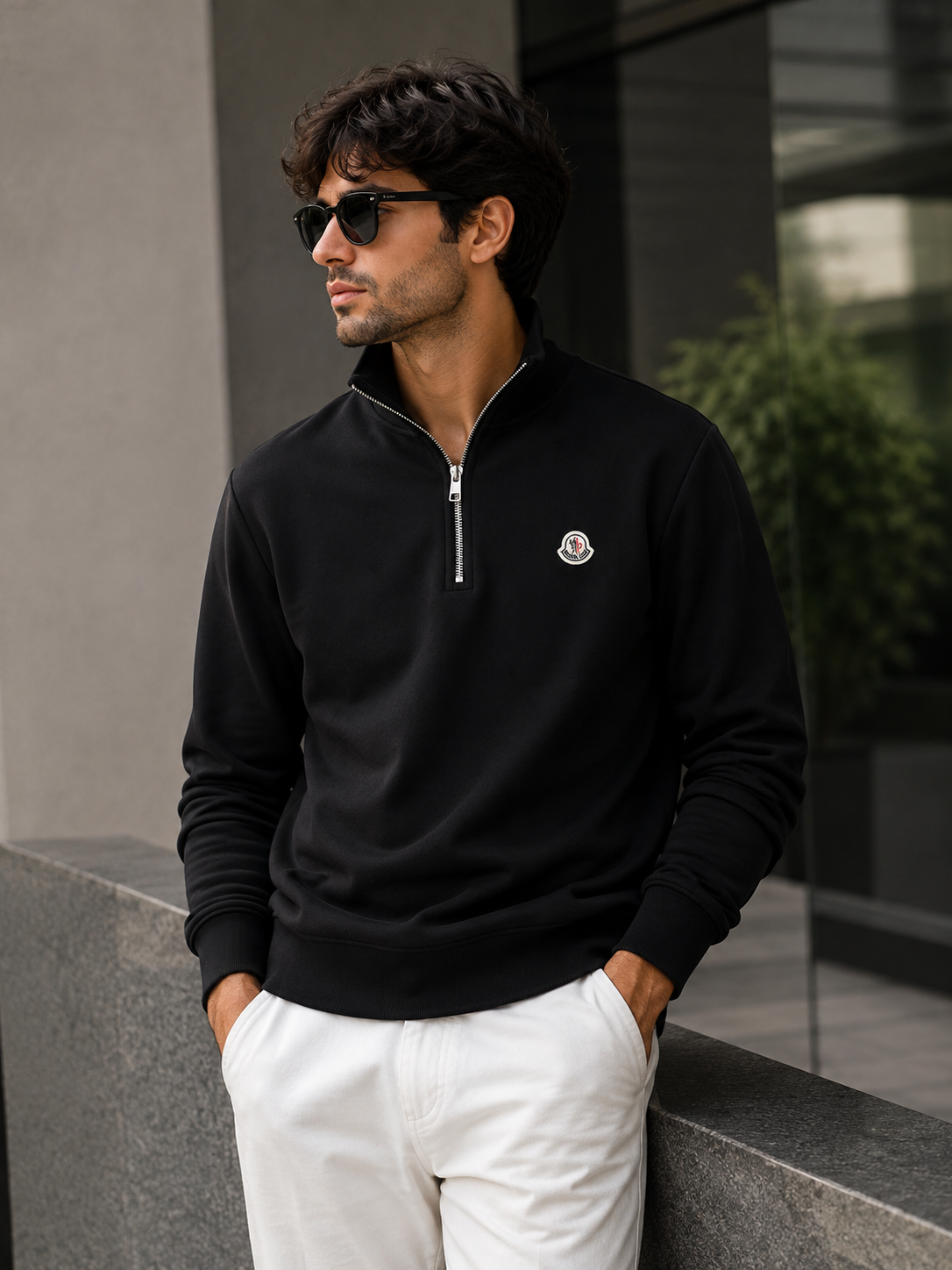 SUPER CLONE MONCLER HALF ZIP SWEAT ARRIVED