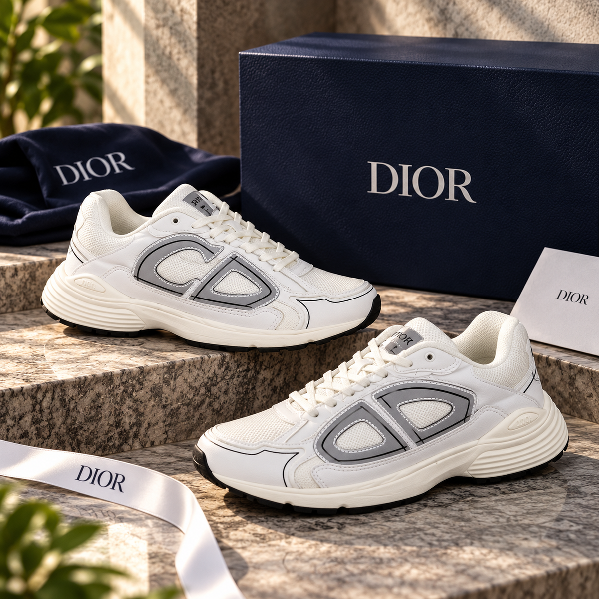 HIGH END DIOR B30 WITH EXTRA LACES