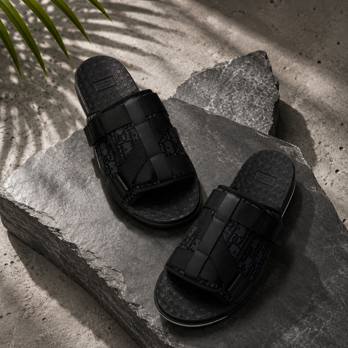 HIGH END DIOR ALPHA OBLIQUE SANDAL WITH FULL PACKAGING ETC SIZES 7 TO 11