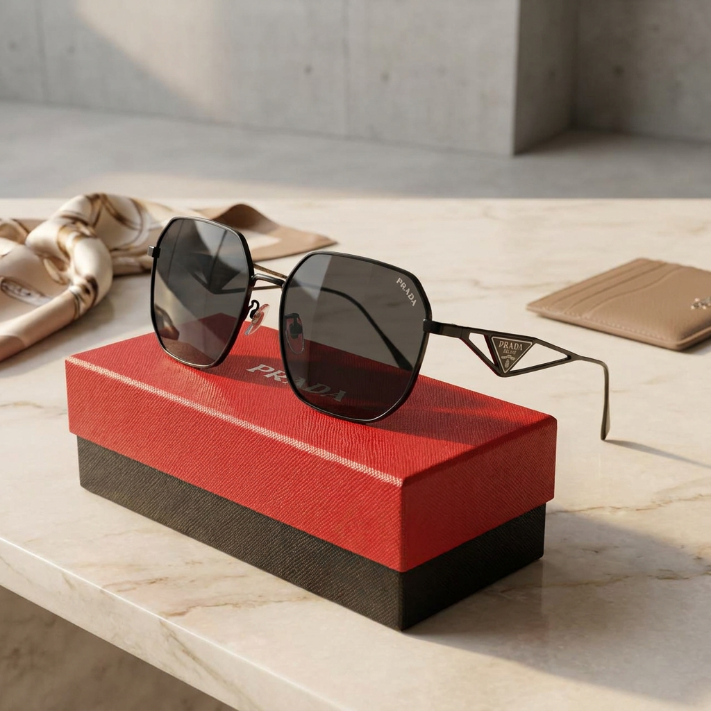 TOP QUALITY PRADA SUNGLASSES WITH FULL PACKAGING ETC