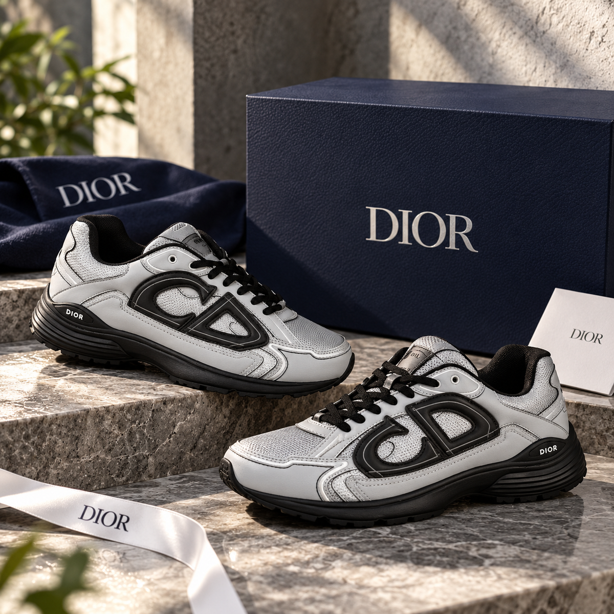 HIGH END DIOR B30 WITH EXTRA LACES