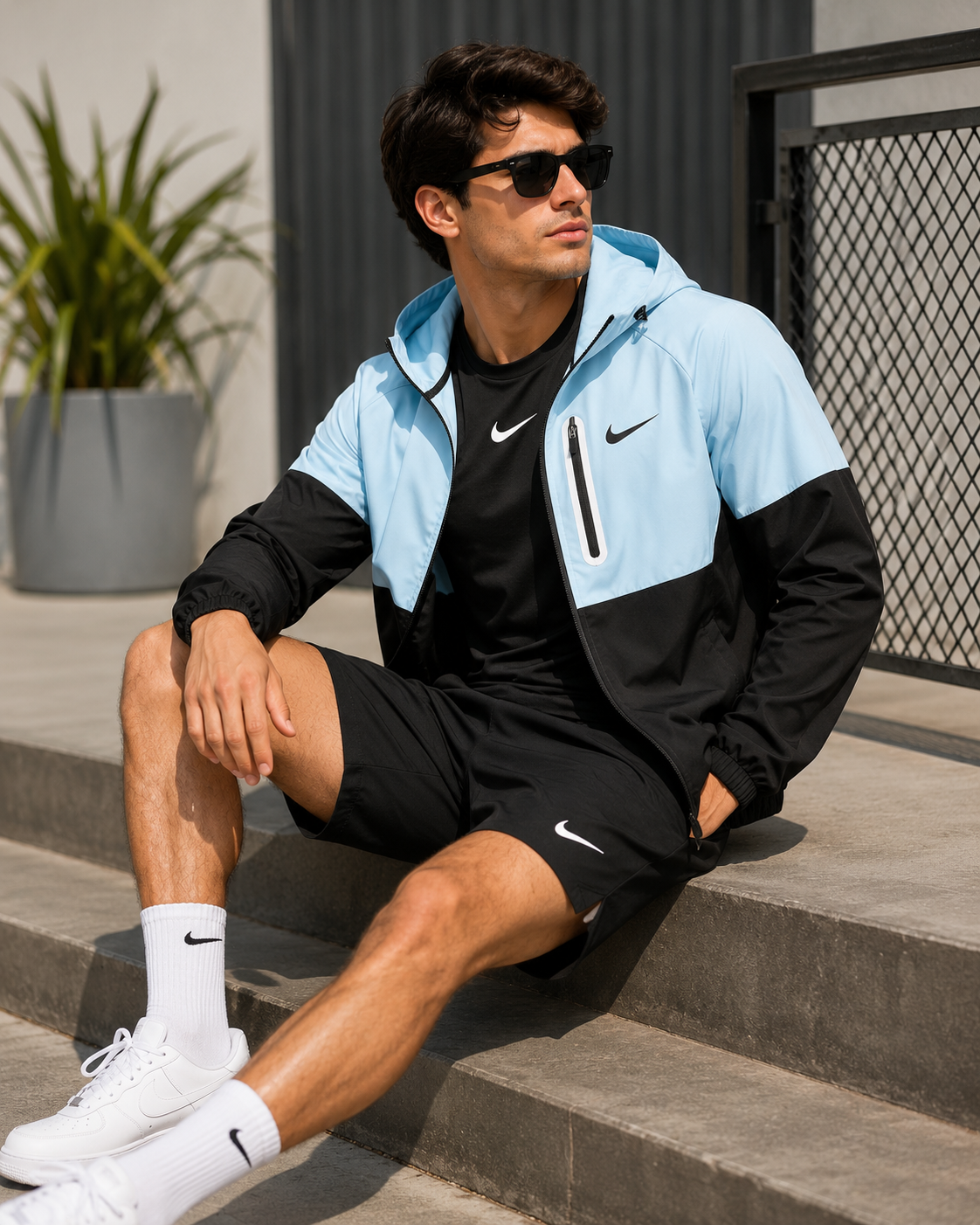 AAA QUALITY NIKE 3 PC SHORTSET SIZES SMALL TO XL