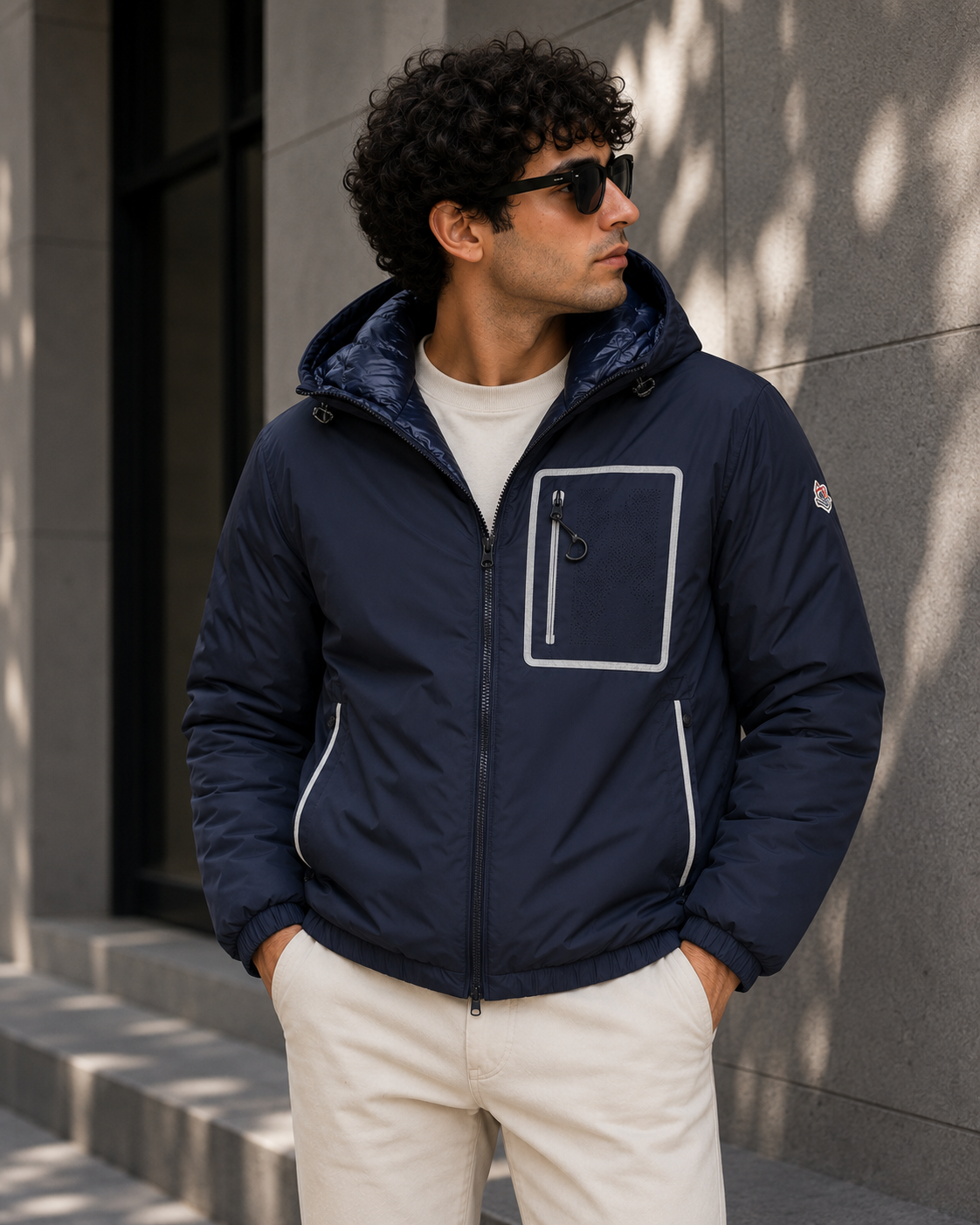 SUPER CLONE MONCLER GRENOBLE BERGUN REVERSIBLE JACKET