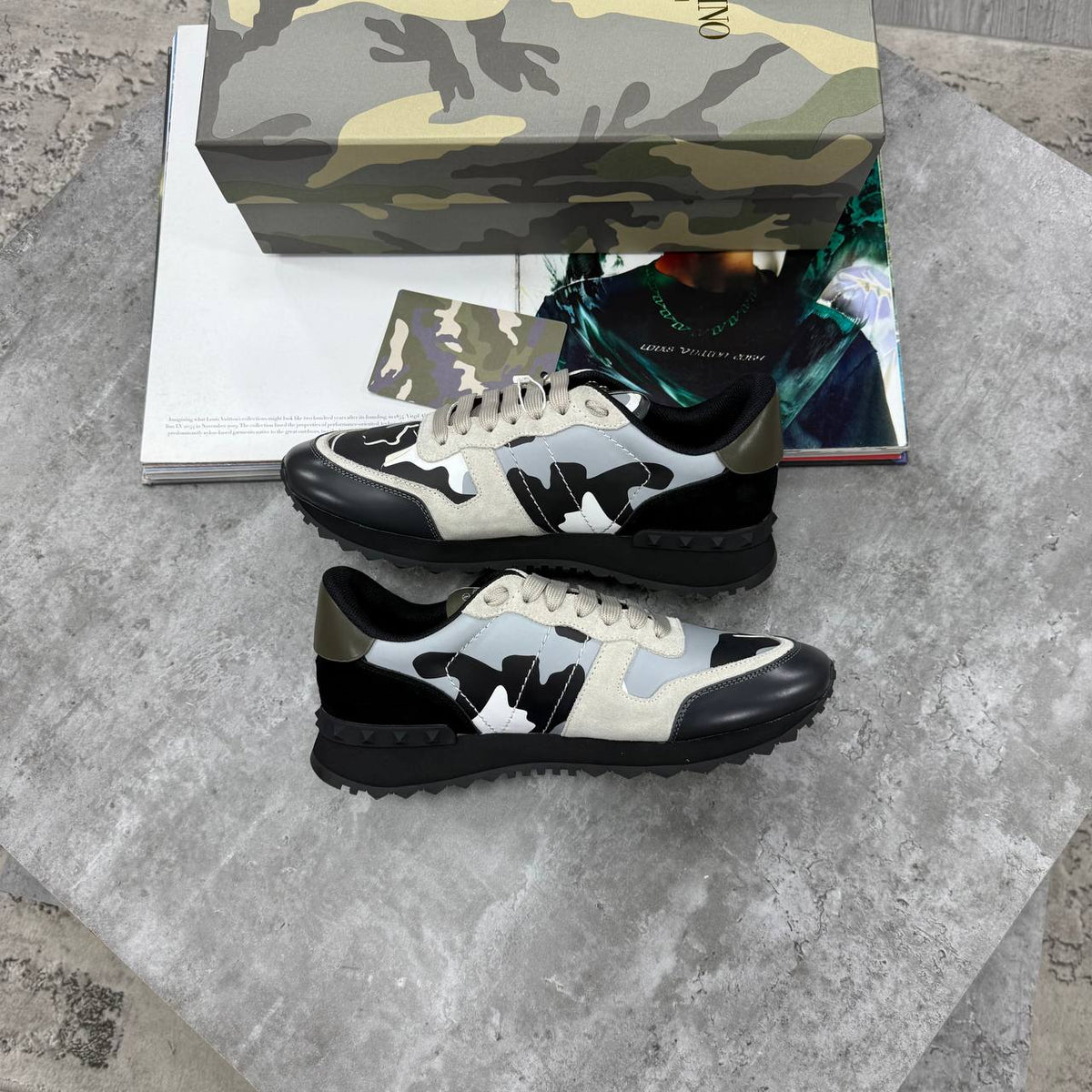 HIGH END VALENTINOS JUST ARRIVED SIZES Premium Low-Top Trainers 7 TO 11