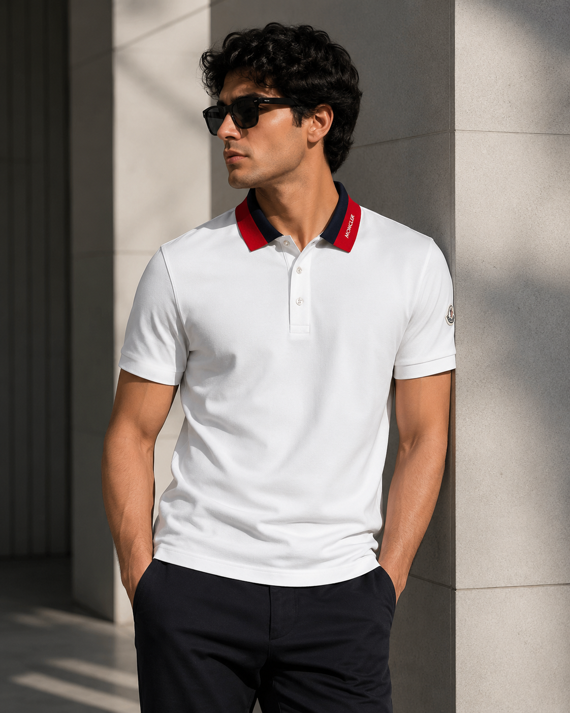 SUPER CLONE MONCLER POLO SIZES SMALL TO XXL