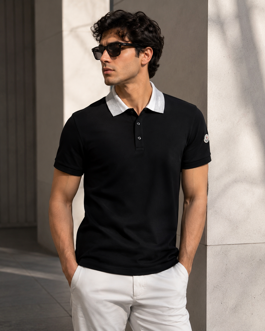 SUPER CLONE MONCLER POLO SIZES SMALL TO XXL