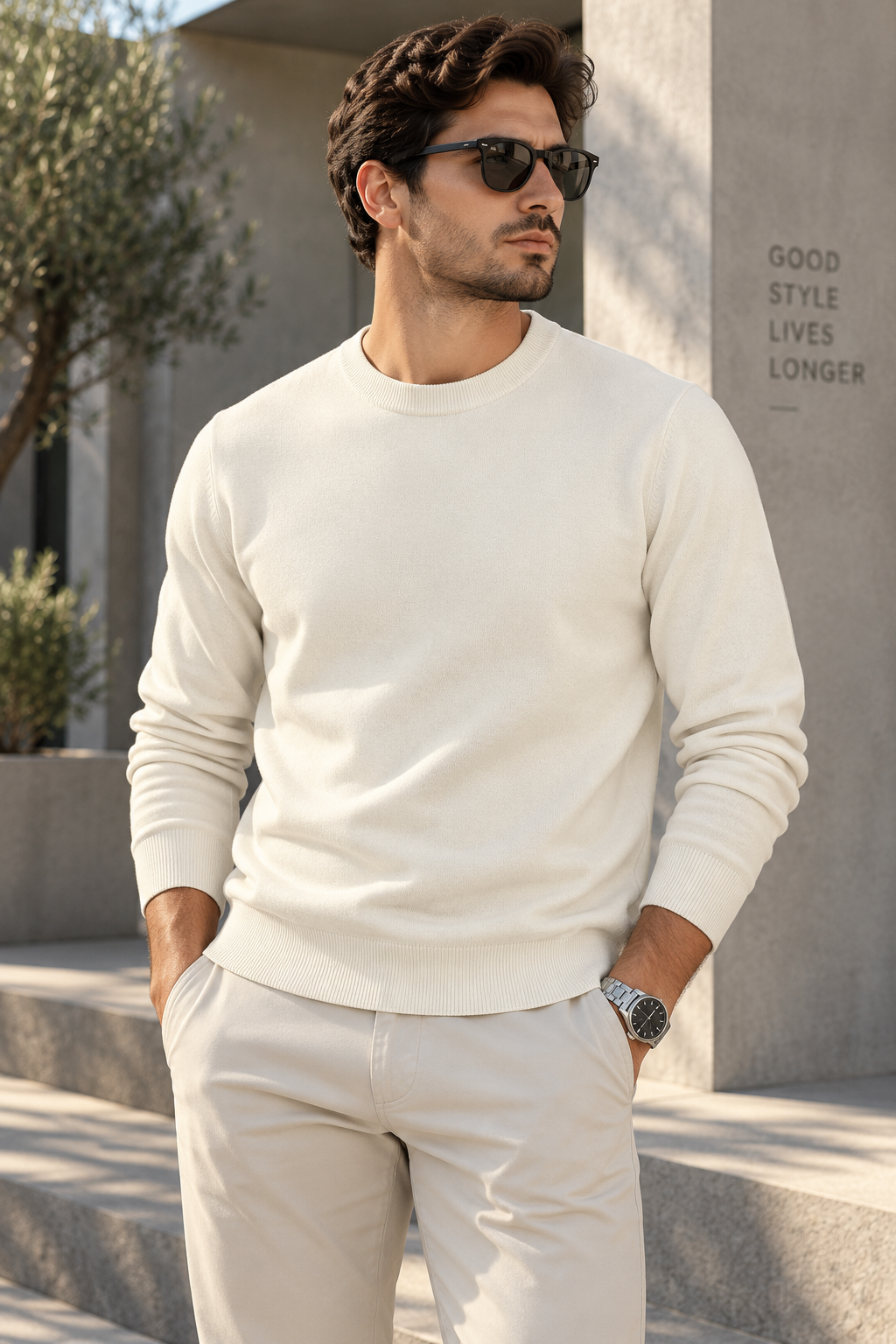 SUPER CLONE LORO PIANA KNITTED SWEAT