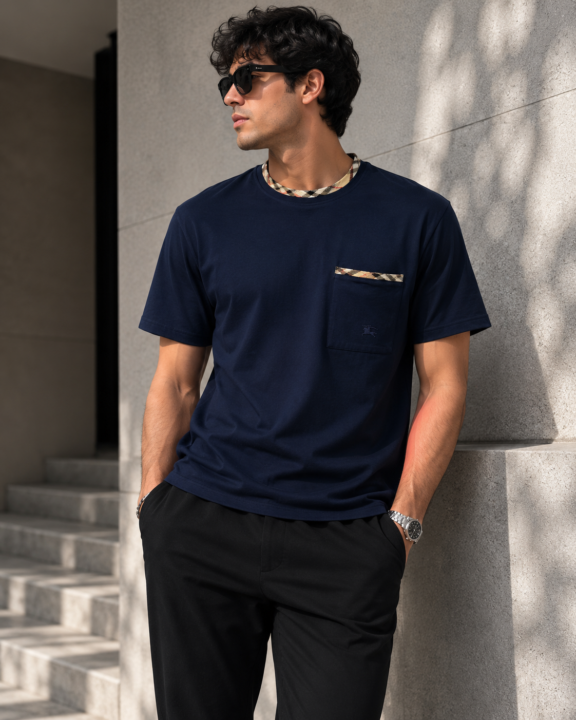 SUPER CLONE BURBERRY TEE SIZES SMALL TO XXL