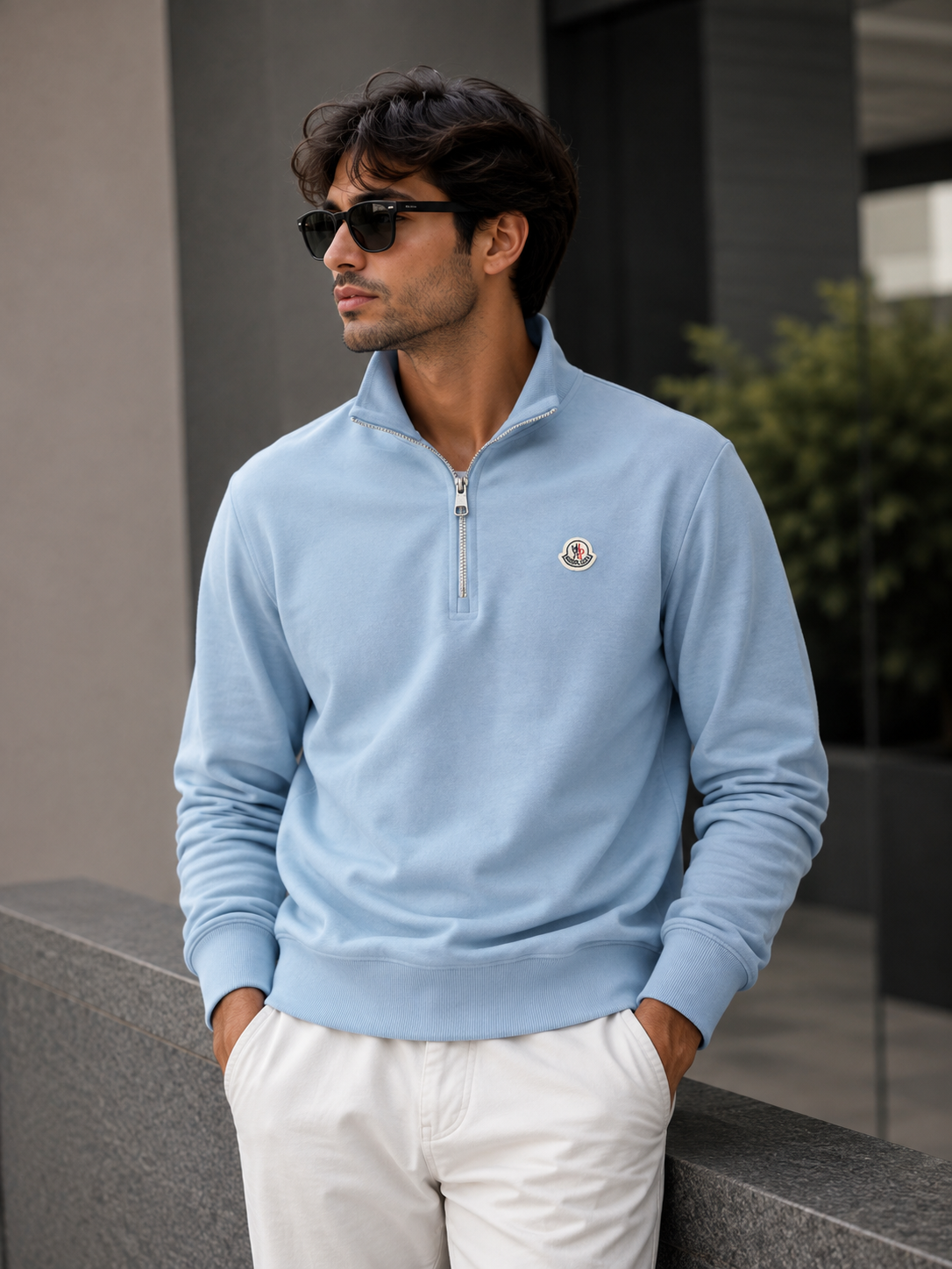 SUPER CLONE MONCLER HALF ZIP SWEAT ARRIVED