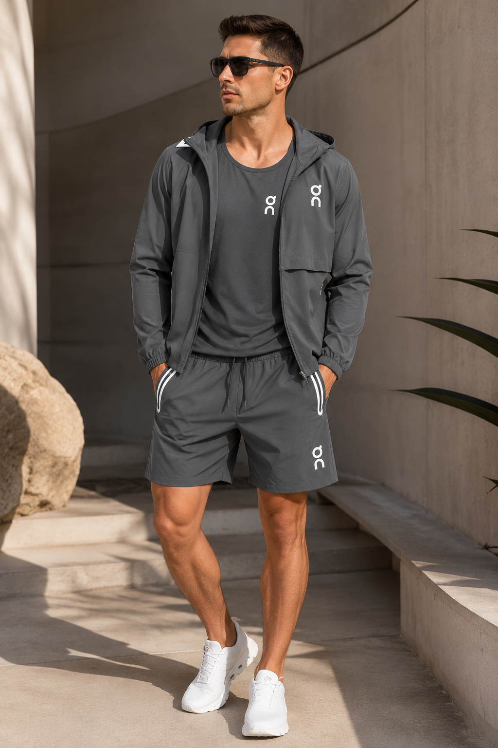 AAA Quality 3-Piece Short Set – Premium Jacket, T-Shirt & Shorts – Sizes S–XL