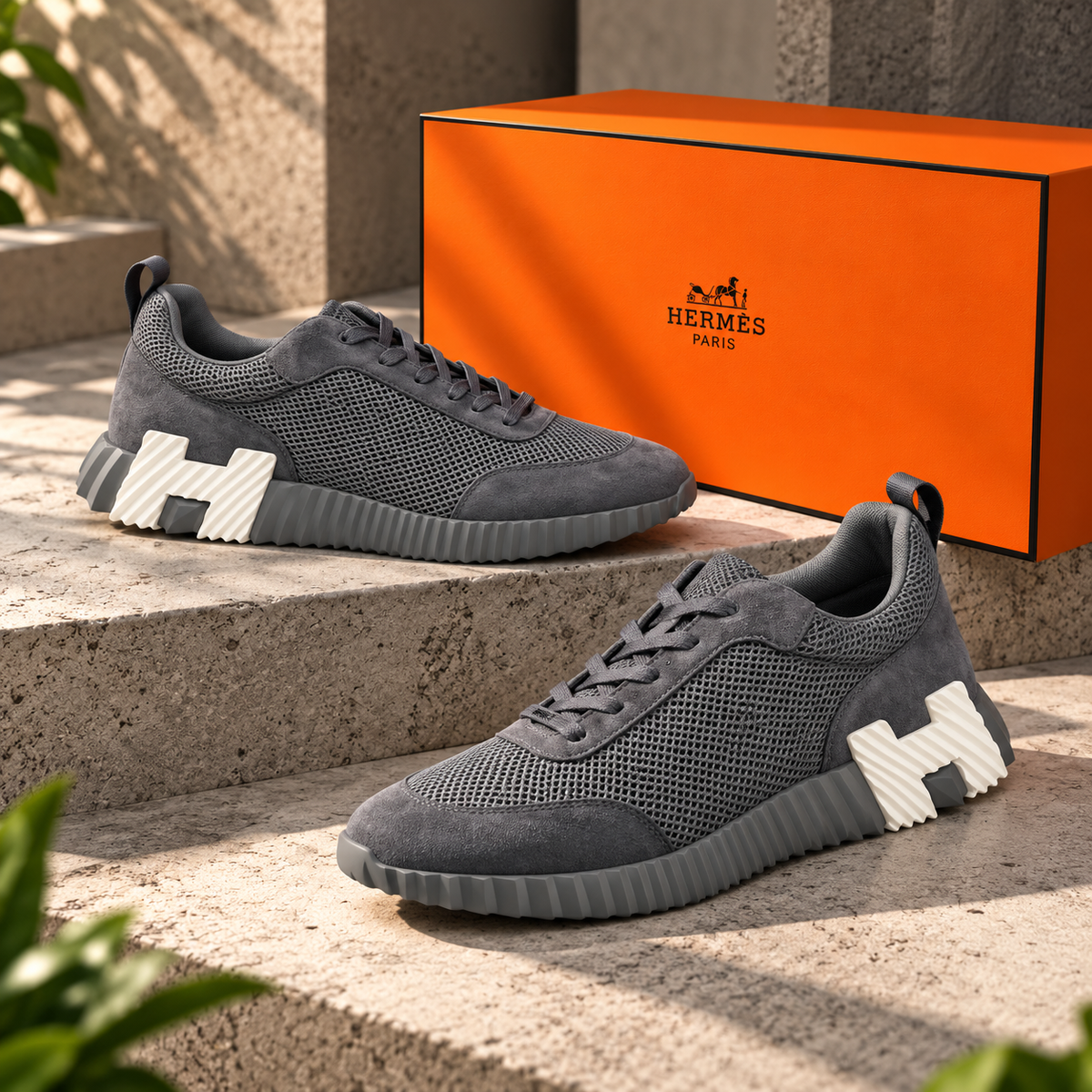 HIGH END HERMES BOUNCING SHOES