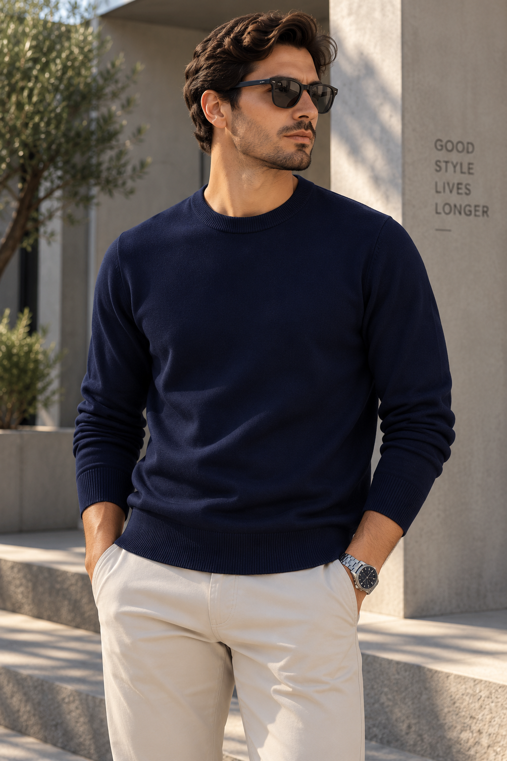 SUPER CLONE LORO PIANA KNITTED SWEAT