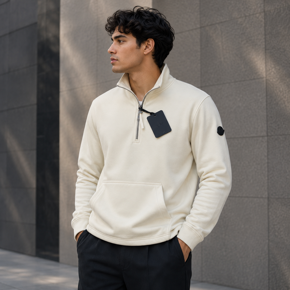 SUPER CLONE MONCLER HALF ZIP SWEAT ARRIVED