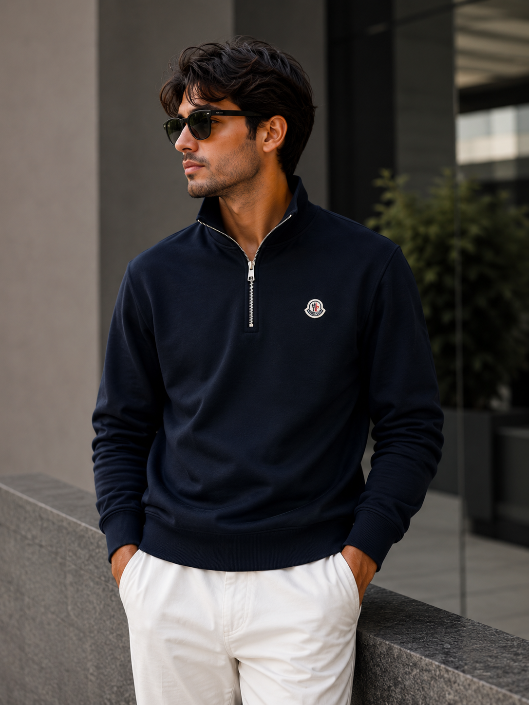 SUPER CLONE MONCLER HALF ZIP SWEAT ARRIVED