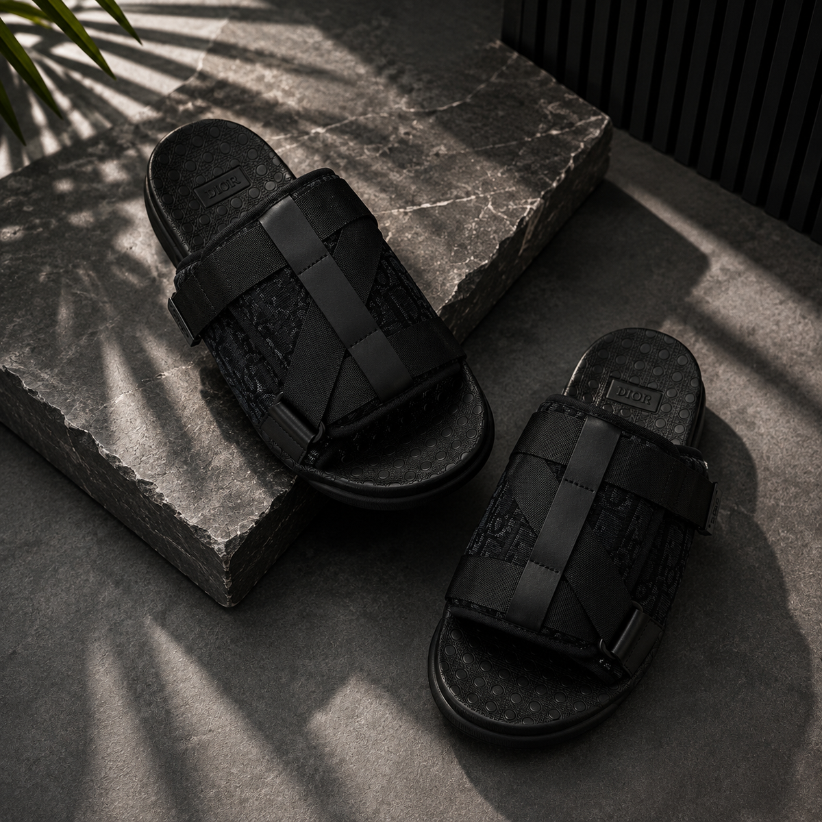 HIGH END DIOR ALPHA OBLIQUE SANDAL WITH FULL PACKAGING ETC SIZES 7 TO 11