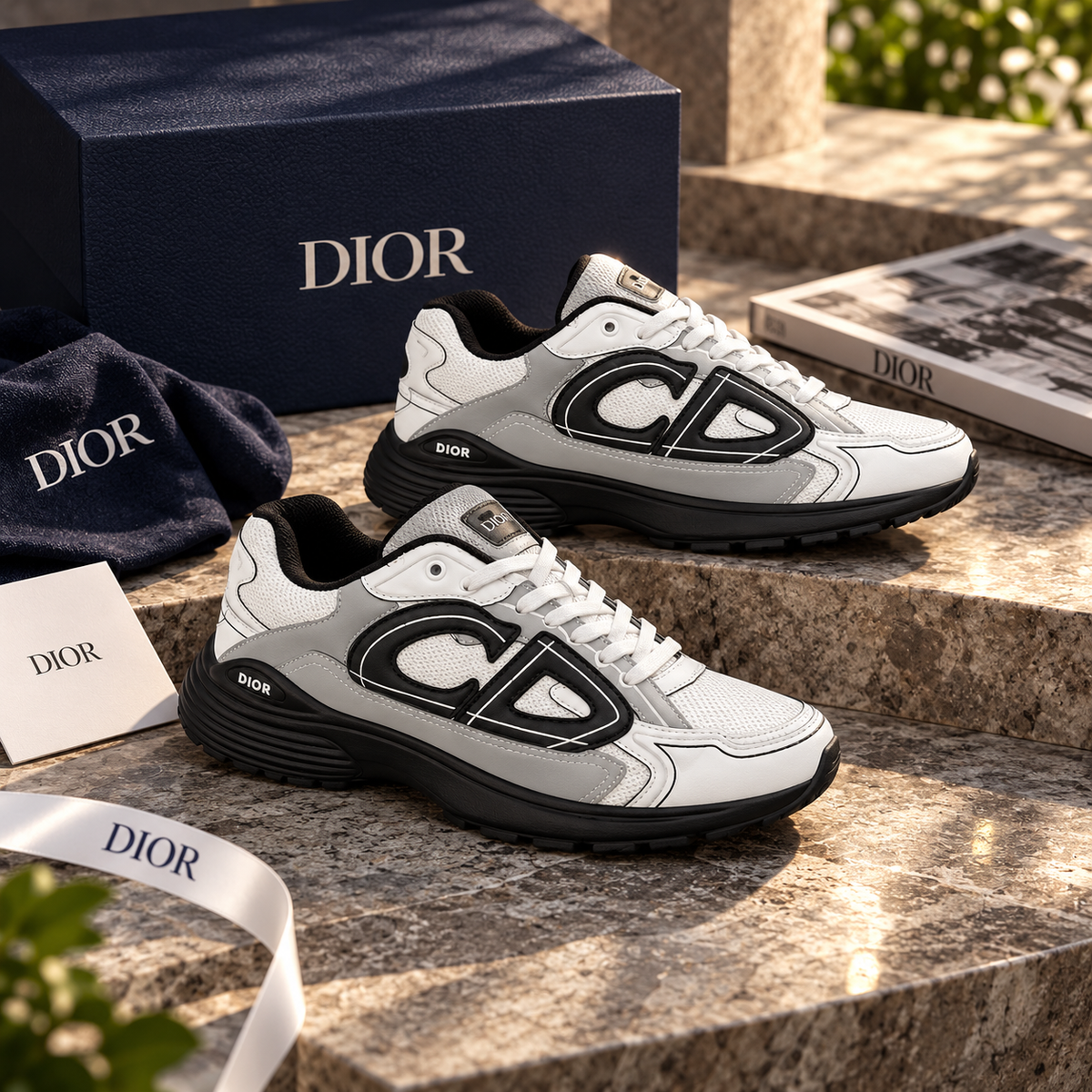 HIGH END  DIOR B30 WITH EXTRA LACES