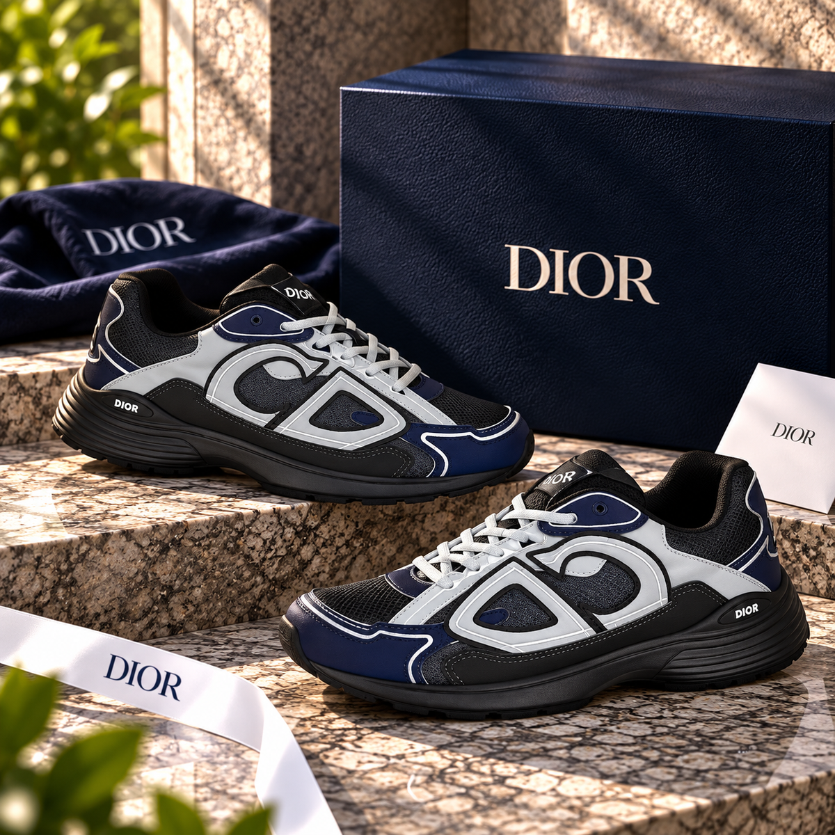 HIGH END  DIOR B30 WITH EXTRA LACES