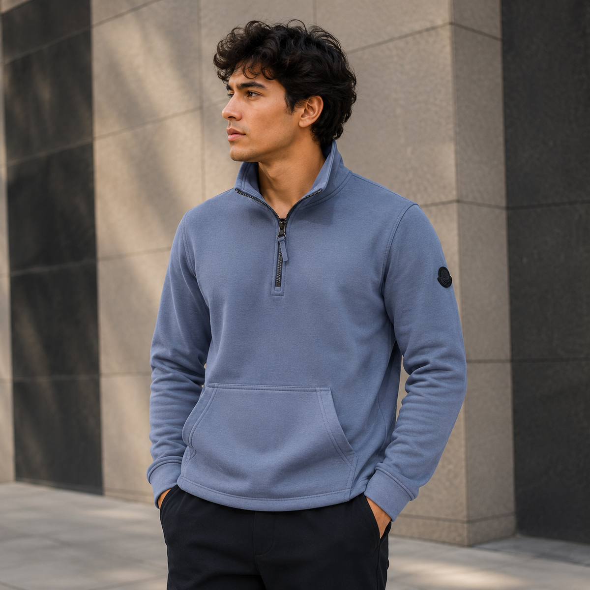 SUPER CLONE MONCLER HALF ZIP SWEAT ARRIVED