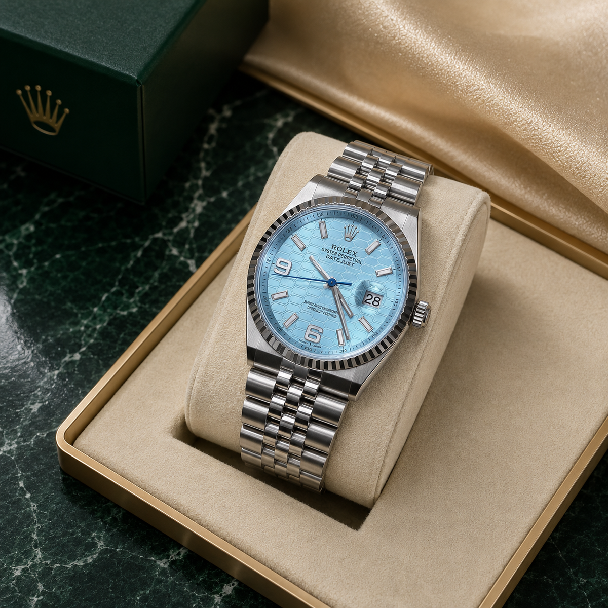 AAA Quality Luxury-Inspired Land-Dweller-Style Watch – Stainless Steel Automatic-Style Timepiece