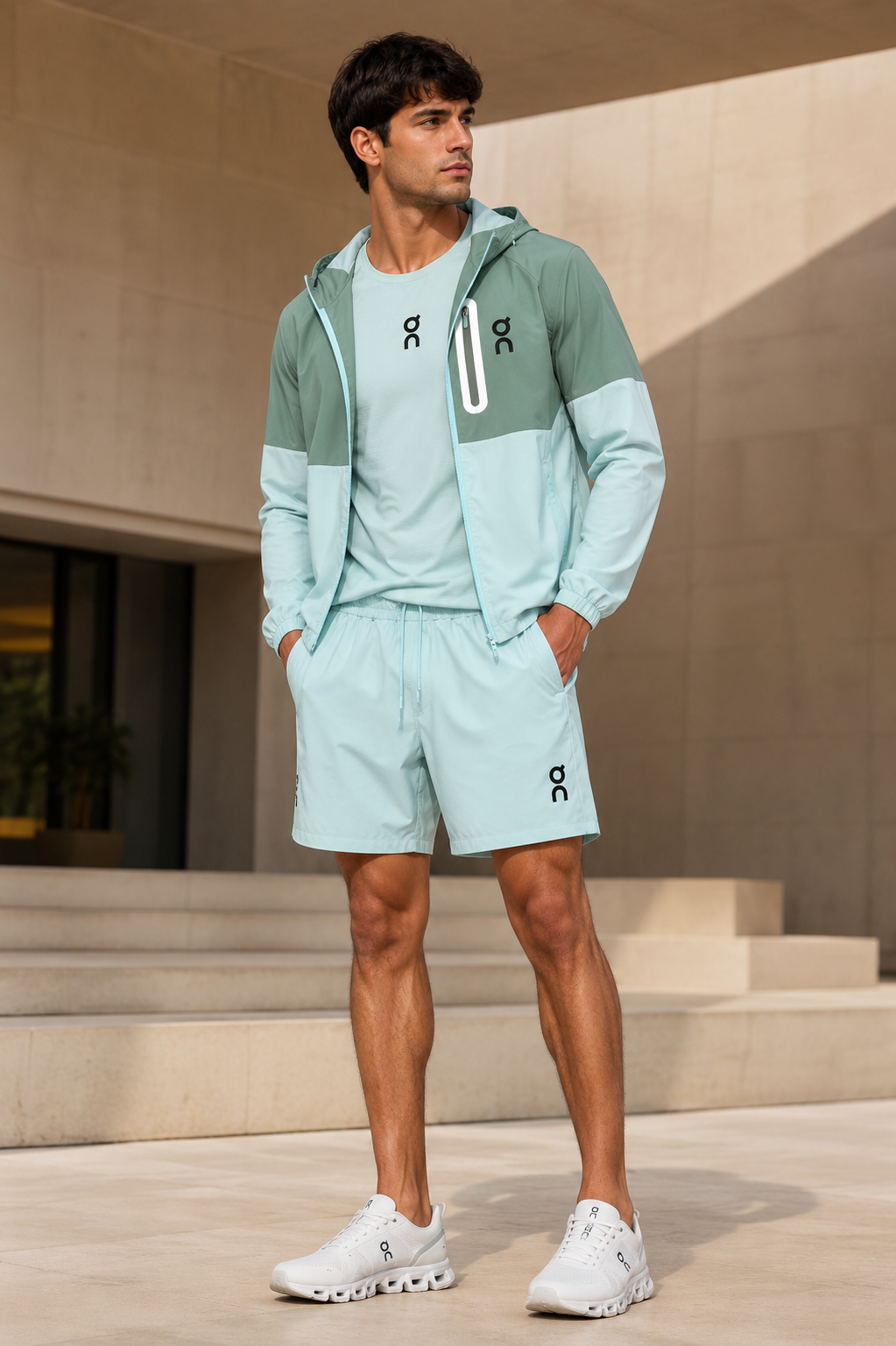 AAA Quality 3-Piece Short Set – Premium Hooded Jacket, T-Shirt & Shorts – Sizes S–XL
