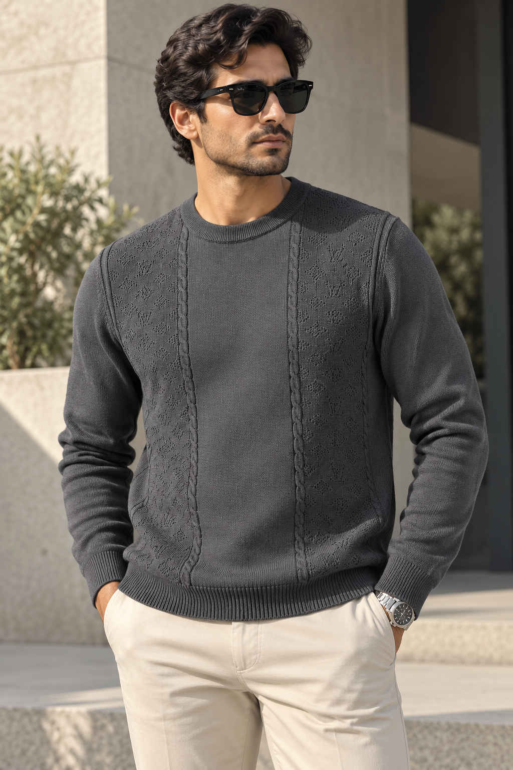 SUPER CLONE LV KNITTED SWEAT
