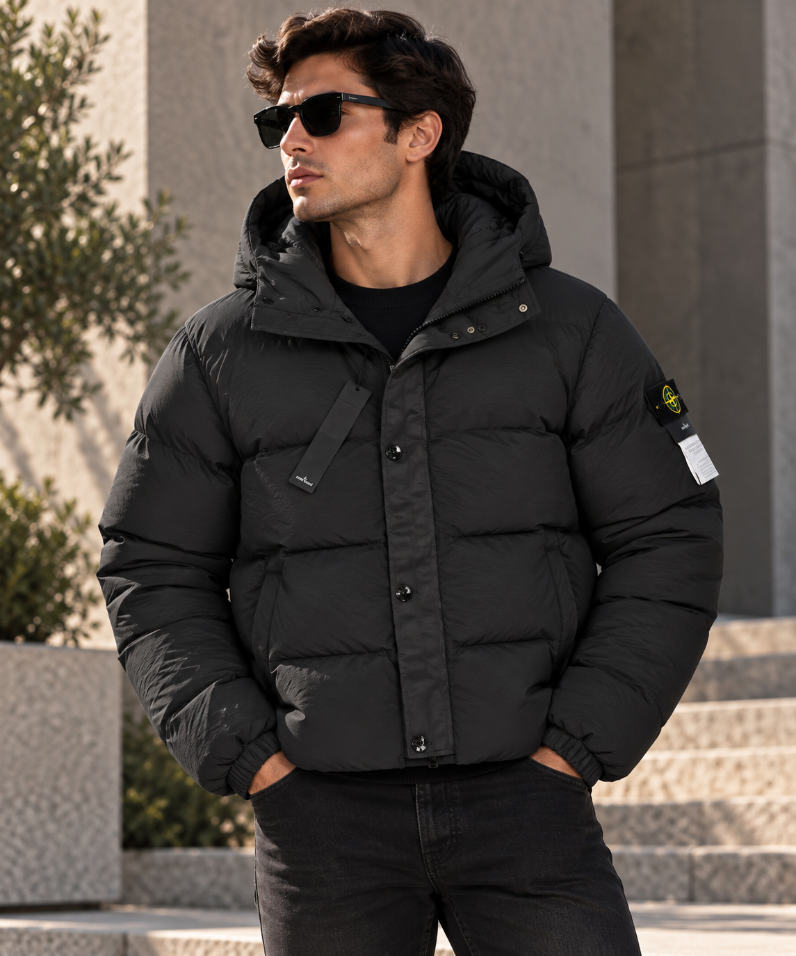 SUPER CLONE STONEY NYLON METAL DOWN JACKET