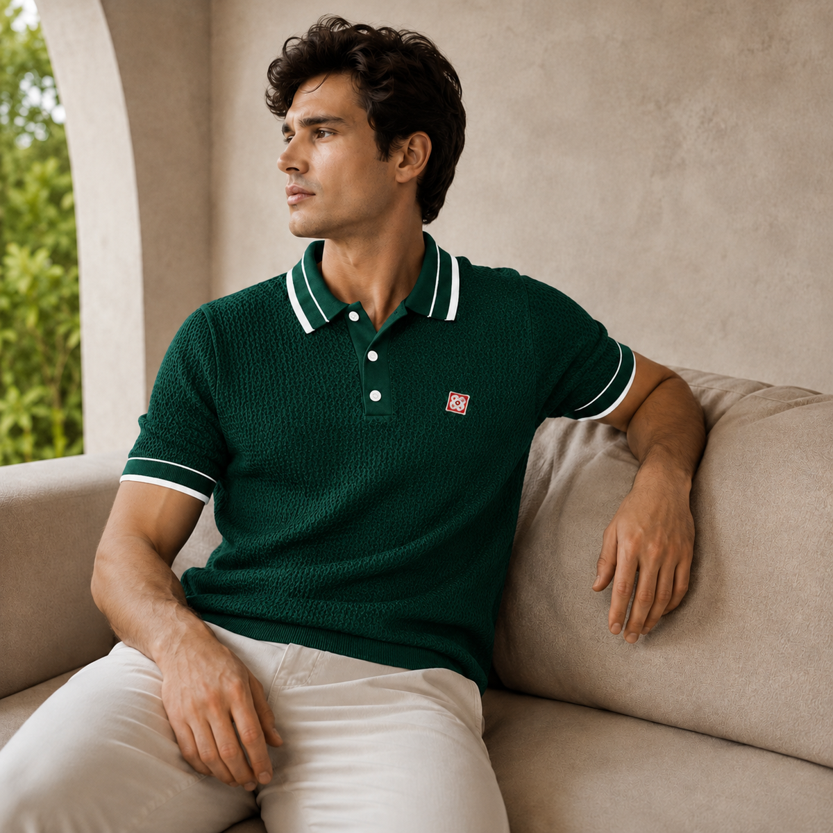 SUPER CLONE CASA KNITTED POLO