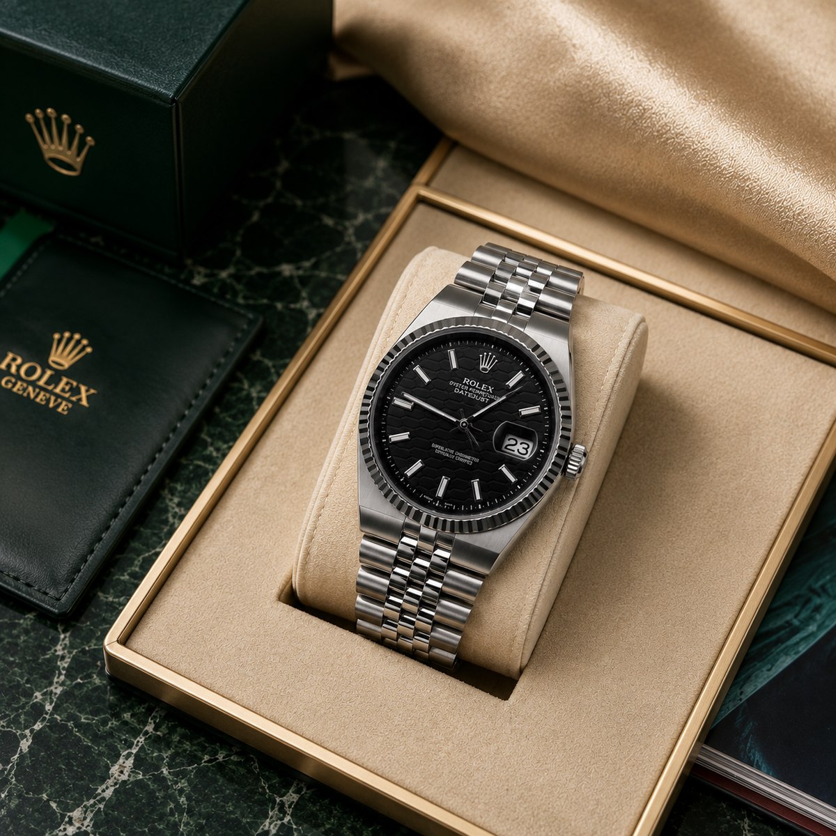 AAA Quality Luxury-Inspired Land-Dweller-Style Watch – Stainless Steel Automatic-Style Timepiece
