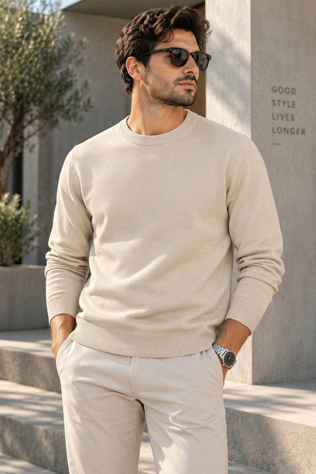 SUPER CLONE LORO PIANA KNITTED SWEAT
