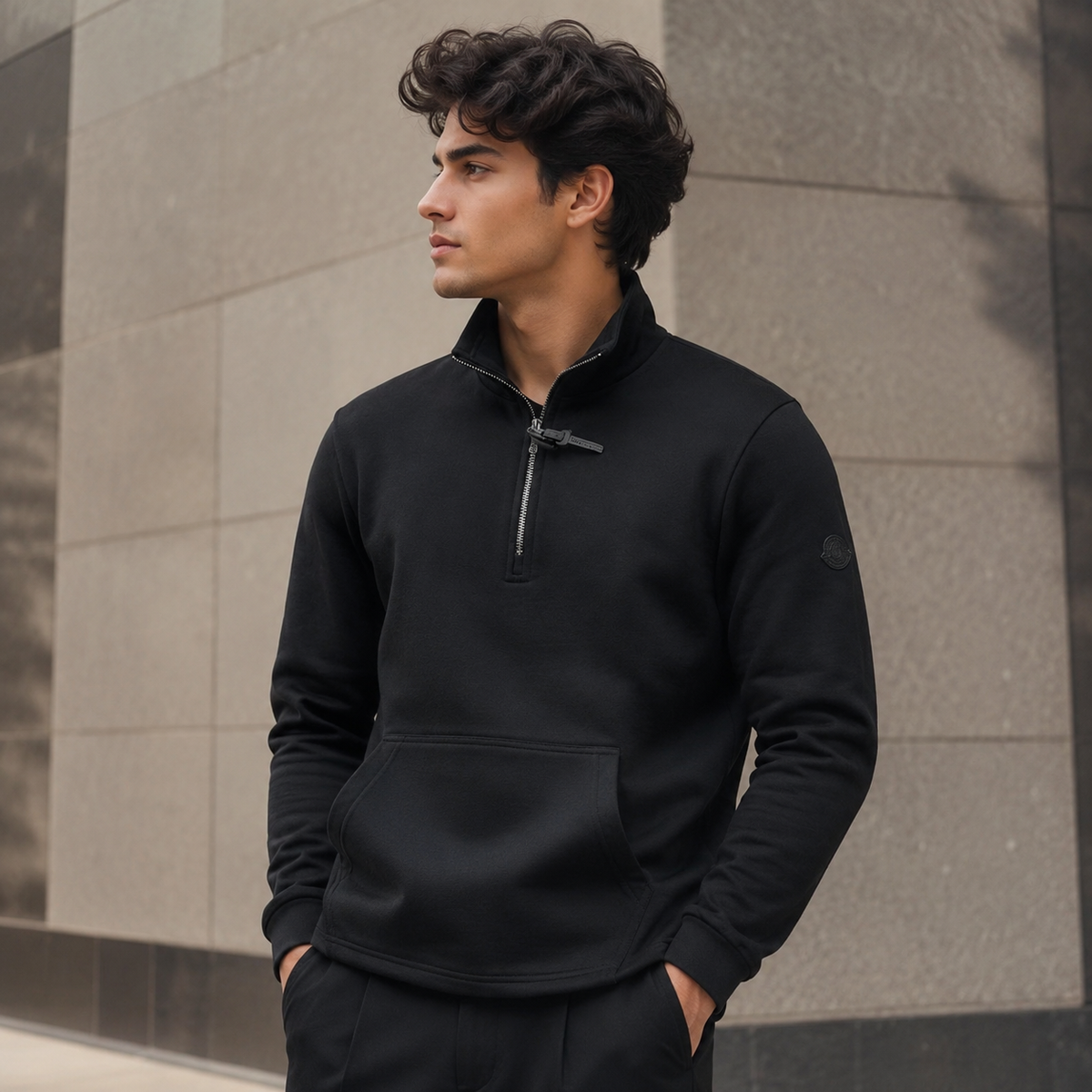 SUPER CLONE MONCLER HALF ZIP SWEAT ARRIVED