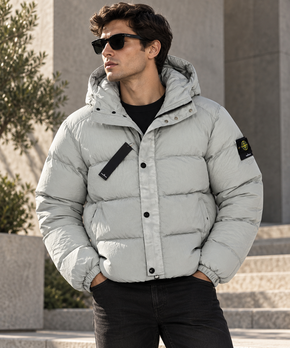 SUPER CLONE STONEY NYLON METAL DOWN JACKET