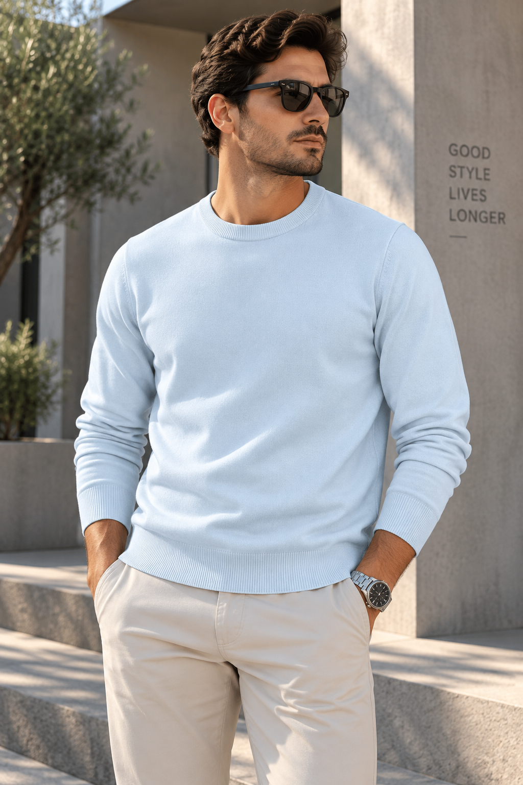 SUPER CLONE LORO PIANA KNITTED SWEAT
