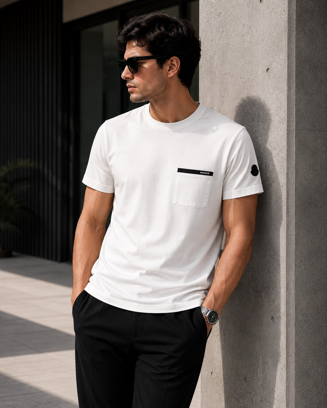 SUPER CLONE MONCLER TEE SIZES SMALL TO XXL