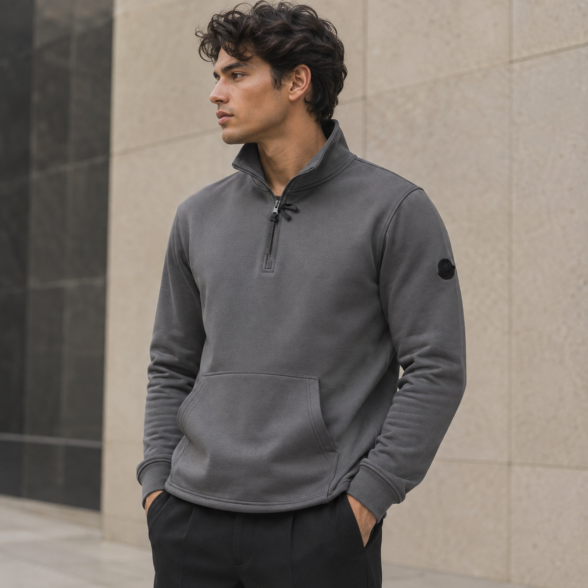 SUPER CLONE MONCLER HALF ZIP SWEAT ARRIVED