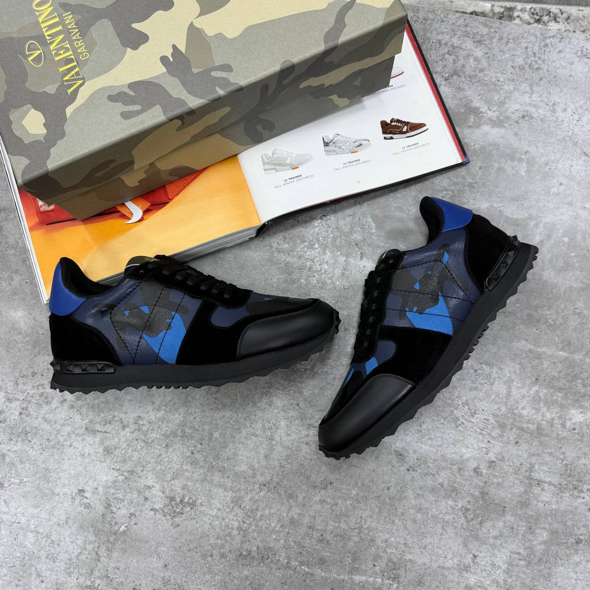 HIGH END VALENTINOS JUST ARRIVED SIZES Premium Low-Top Trainers 7 TO 11